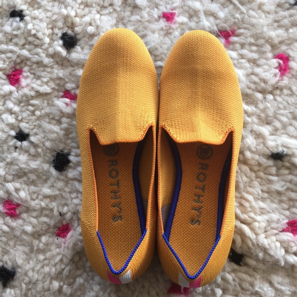 yellow rothys loafer